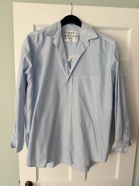 Frank & Eileen Shirley oversized Shirt Sz SM